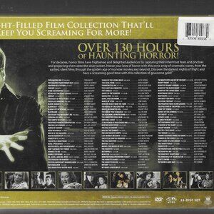 24 Disc Collection of Greatest Horror Movies NWT